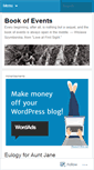 Mobile Screenshot of bookofevents.wordpress.com