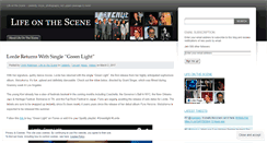 Desktop Screenshot of lifeonthescene.wordpress.com