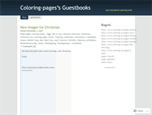 Tablet Screenshot of coloringbook.wordpress.com