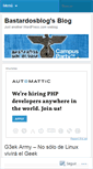 Mobile Screenshot of bastardosblog.wordpress.com