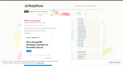 Desktop Screenshot of peepshowsg.wordpress.com