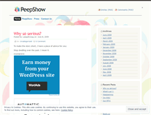 Tablet Screenshot of peepshowsg.wordpress.com