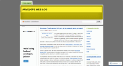 Desktop Screenshot of anvelope.wordpress.com