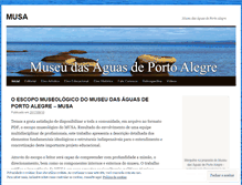 Tablet Screenshot of museudasaguasdeportoalegre.wordpress.com