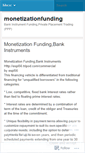 Mobile Screenshot of monetizationfunding.wordpress.com