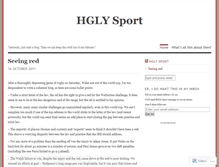 Tablet Screenshot of hglysport.wordpress.com