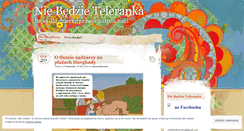 Desktop Screenshot of niebedzieteleranka.wordpress.com
