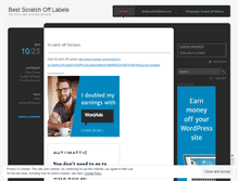 Tablet Screenshot of bestscratchofflabels.wordpress.com