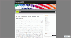 Desktop Screenshot of benjamin239.wordpress.com