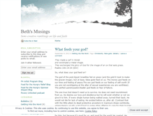 Tablet Screenshot of musingswithbeth.wordpress.com