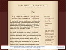 Tablet Screenshot of paganmystics.wordpress.com