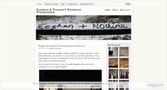 Desktop Screenshot of eoghanandnadine.wordpress.com