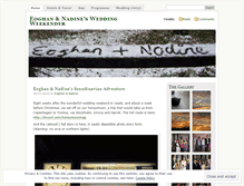 Tablet Screenshot of eoghanandnadine.wordpress.com