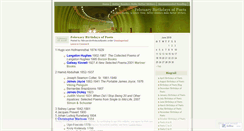 Desktop Screenshot of februarybirthdaysofpoets.wordpress.com