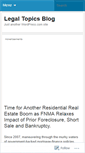 Mobile Screenshot of annaslegaltopics.wordpress.com