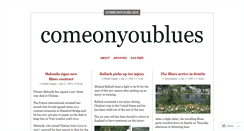 Desktop Screenshot of comeonyoublues.wordpress.com