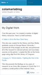Mobile Screenshot of colamaria.wordpress.com