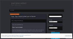 Desktop Screenshot of parttimeaddict.wordpress.com