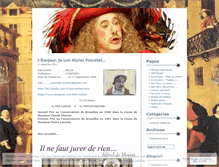 Tablet Screenshot of michelponcelet.wordpress.com