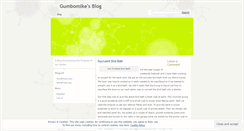 Desktop Screenshot of gumbomike.wordpress.com