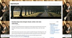 Desktop Screenshot of learnmuch.wordpress.com