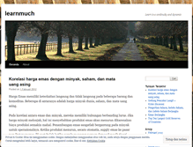Tablet Screenshot of learnmuch.wordpress.com