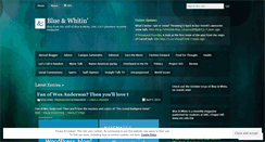 Desktop Screenshot of bluenwhite.wordpress.com