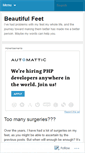 Mobile Screenshot of beautifulfeet.wordpress.com