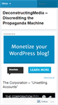 Mobile Screenshot of deconstructingmedia.wordpress.com