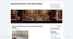 Desktop Screenshot of flavioefilosofia.wordpress.com