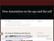 Tablet Screenshot of freeassociations.wordpress.com