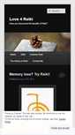 Mobile Screenshot of love4reiki.wordpress.com