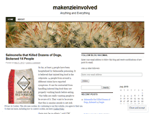 Tablet Screenshot of makenzieinvolved.wordpress.com