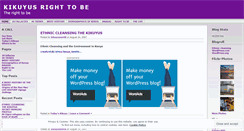 Desktop Screenshot of kikuyusworld.wordpress.com