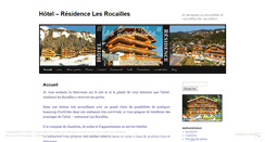 Desktop Screenshot of lesrocailles.wordpress.com