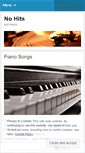 Mobile Screenshot of nohits.wordpress.com