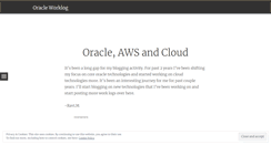 Desktop Screenshot of oraworklog.wordpress.com