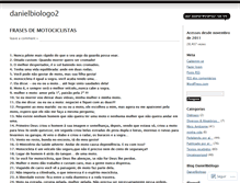 Tablet Screenshot of danielbiologo2.wordpress.com