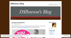 Desktop Screenshot of dspearson.wordpress.com