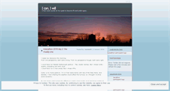 Desktop Screenshot of icaniwill.wordpress.com