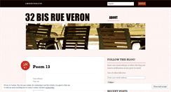 Desktop Screenshot of 32bisrueveron.wordpress.com