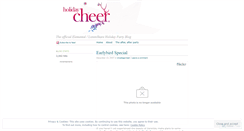 Desktop Screenshot of holidaycheer.wordpress.com