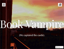 Tablet Screenshot of bookvampire.wordpress.com