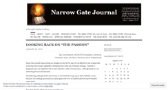 Desktop Screenshot of narrowgatejournal.wordpress.com