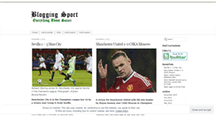 Desktop Screenshot of bloggingsport.wordpress.com