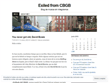 Tablet Screenshot of exiledfromcbgb.wordpress.com