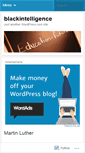 Mobile Screenshot of blackintelligence.wordpress.com