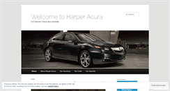 Desktop Screenshot of harperacura.wordpress.com