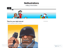 Tablet Screenshot of neillustrations.wordpress.com