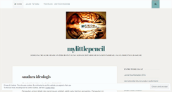 Desktop Screenshot of mylittlepencil.wordpress.com